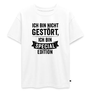 I'm Special Edition - Oversized Teens' Premium Organic T-Shirt - white - Front - AI Model Teenager Male dark (155cm)