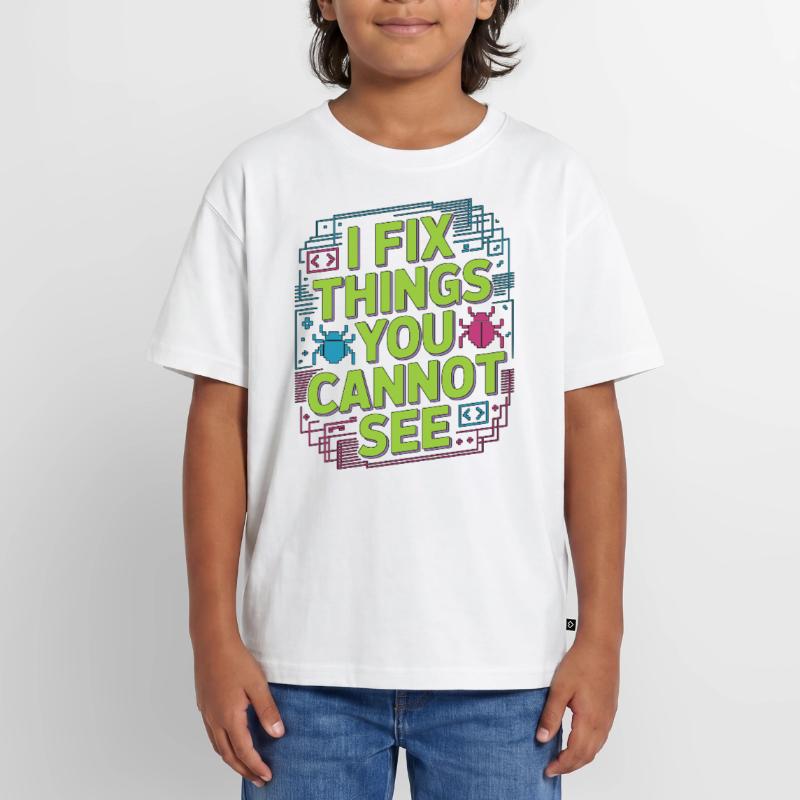 Game Developer I Fix Things Software Developer Oversized Teenager Premium Organic T-Shirt