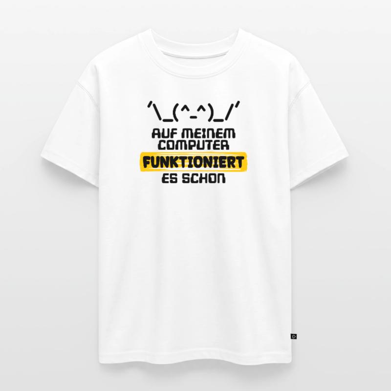 Programmeur de script de code de déclaration du développeur T-shirt Premium oversize ado en coton biologique SPREAD