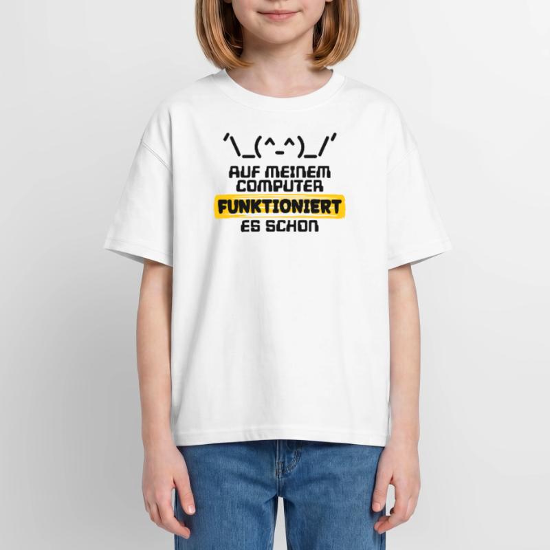 Programmeur de script de code de déclaration du développeur T-shirt Premium oversize ado en coton biologique SPREAD