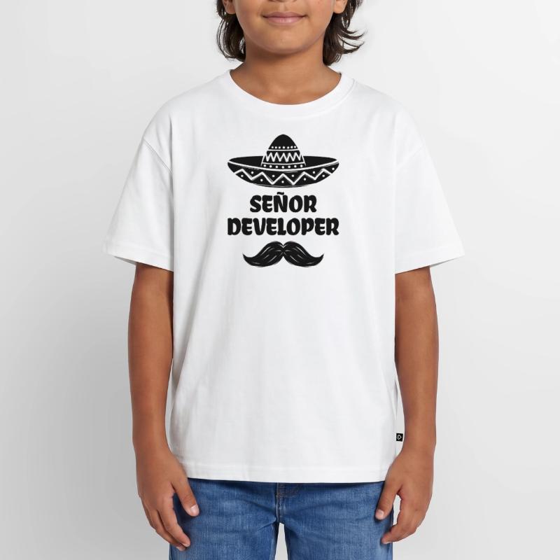 Developer Statement Scripting Dev Computergeek Oversized Teens' Premium Organic T-Shirt