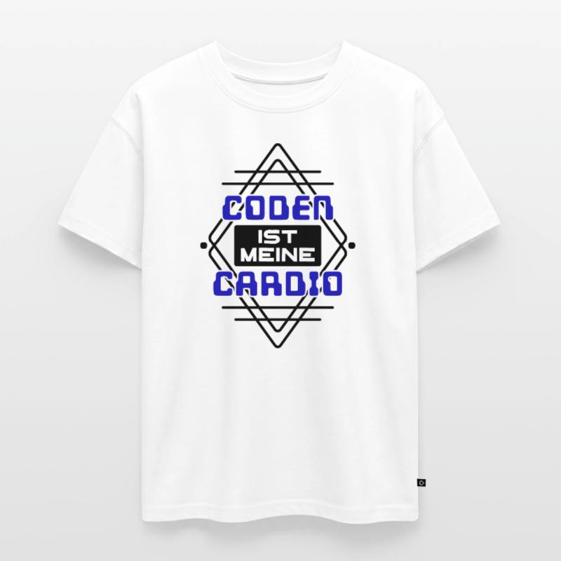 Software Developer Developer Cool Saying Coden Oversized Teens' Premium Organic T-Shirt