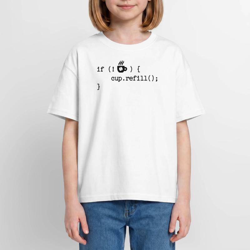 Developer Programmer Code Web Developer Debug Oversized Teens' Premium Organic T-Shirt