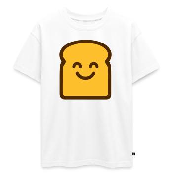 Cute Toast - Oversized Teenager Premium Organic T-Shirt - Weiß - Vorne - AI Model Teenager Male dark (155cm)