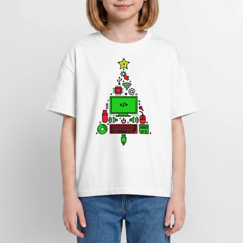 Code Computer Code Debug Scripting Programmer Oversized Teens' Premium Organic T-Shirt