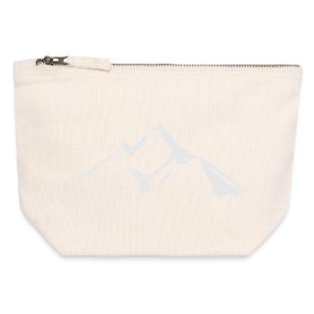 Mountain - Canvas Zip Pouch 12 x 13 cm - nature - Front