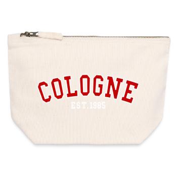 Cologne_Est_1985 - Canvas Reißverschluss-Täschchen (12 x 13 cm) - Naturweiß - Vorne
