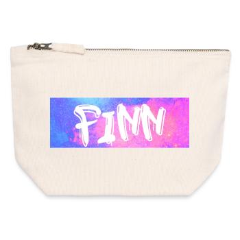 Finn: Neon Graffiti Galaxy - Canvas Zip Pouch 12 x 13 cm - nature - Front