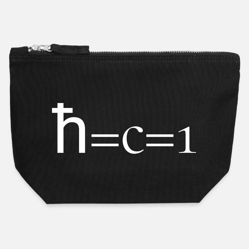 Natural units - Canvas Zip Pouch 12 x 13 cm - black