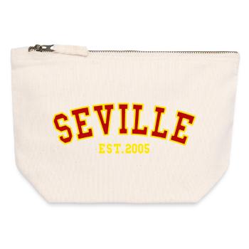 Seville Est.2005 - Canvas Zip Pouch 12 x 13 cm - nature - Front
