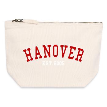 Hanovre Est. 2005 - Pochette zippée en toile 12 x 13 cm - blanc naturel - Devant
