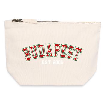 Budapest, gegründet 2006 - Canvas Reißverschluss-Täschchen (12 x 13 cm) - Naturweiß - Vorne