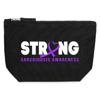 Sarcoidosis - Canvas Zip Pouch 12 x 13 cm - black - Front