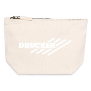 Occupation: Printer - Canvas Zip Pouch 12 x 13 cm - nature - Front