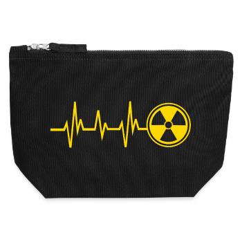X-ray technician - Canvas Zip Pouch 12 x 13 cm - black - Front