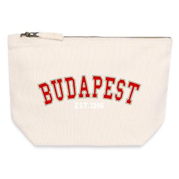 Budapest_Est_1995 - Canvas Reißverschluss-Täschchen (12 x 13 cm) - Naturweiß - Vorne
