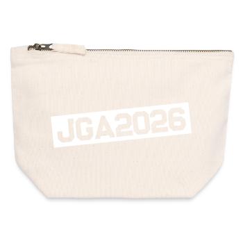 JGA 2026 - Canvas Zip Pouch 12 x 13 cm - nature - Front