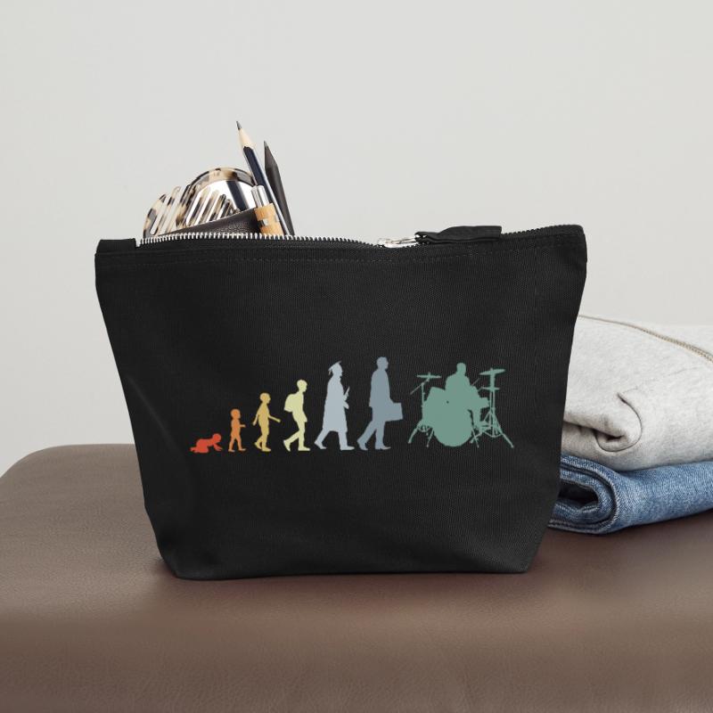 Évolution du batteur Pochette zippée en toile 12 x 13 cm
