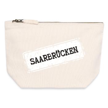 Saarbrücken City Logo Design - Canvas Zip Pouch 12 x 13 cm - nature - Front