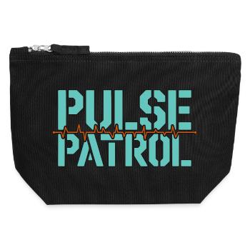 Cardiac Tech Pulse Patrol Pacemaker Technician - Canvas Reißverschluss-Täschchen (12 x 13 cm) - Schwarz - Vorne