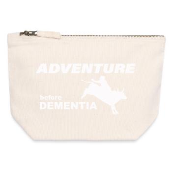RODEO ADVENTURE - Canvas Zip Pouch 12 x 13 cm - nature - Front