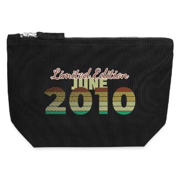 16th Birthday Limited Edition (SCR) 06/2010 - Canvas Zip Pouch 12 x 13 cm - black - Front