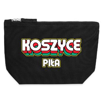 Košice Piła. Name des Retro-Bezirks - Canvas Reißverschluss-Täschchen (12 x 13 cm) - Schwarz - Vorne