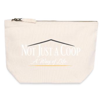 Chickens In The Garden Lifestyle Chicken - Canvas Zip Pouch 12 x 13 cm - nature - Front