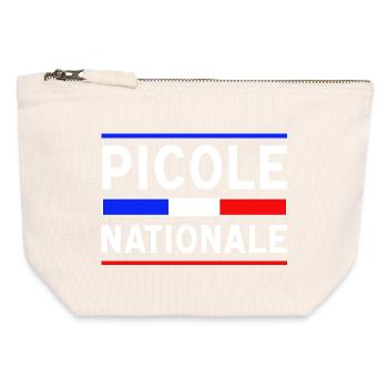 National Drinking Alley New Design - Canvas Zip Pouch 12 x 13 cm - nature - Front