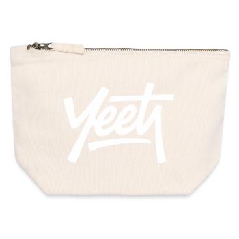 Yeet - Funny Gen Alpha Memes - Canvas Zip Pouch 12 x 13 cm - nature - Front