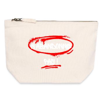 Humorvoller Slogan gegen die Krankheit - Canvas Reißverschluss-Täschchen (12 x 13 cm) - Naturweiß - Vorne