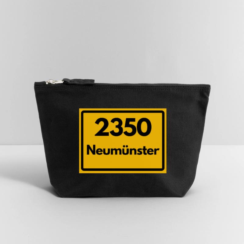 OLD POSTCODE POSTCODE RETRO 2350 NEUMÜNSTER – STOR Canvas Zip Pouch 12 x 13 cm