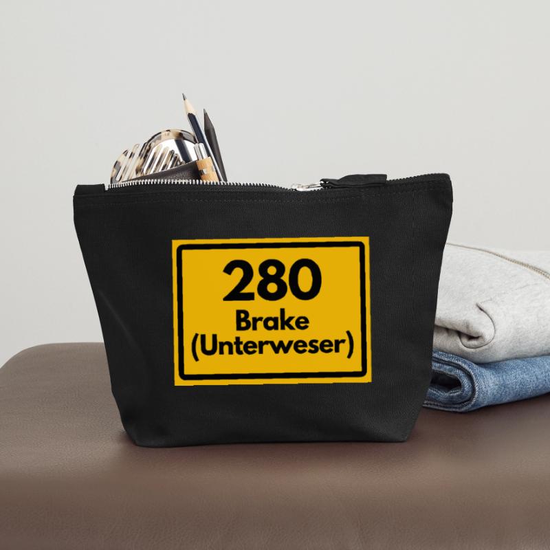 OLD POSTCODE ZIP CODE RETRO 2880 BRAKE UNTERWESER! Canvas Zip Pouch 12 x 13 cm