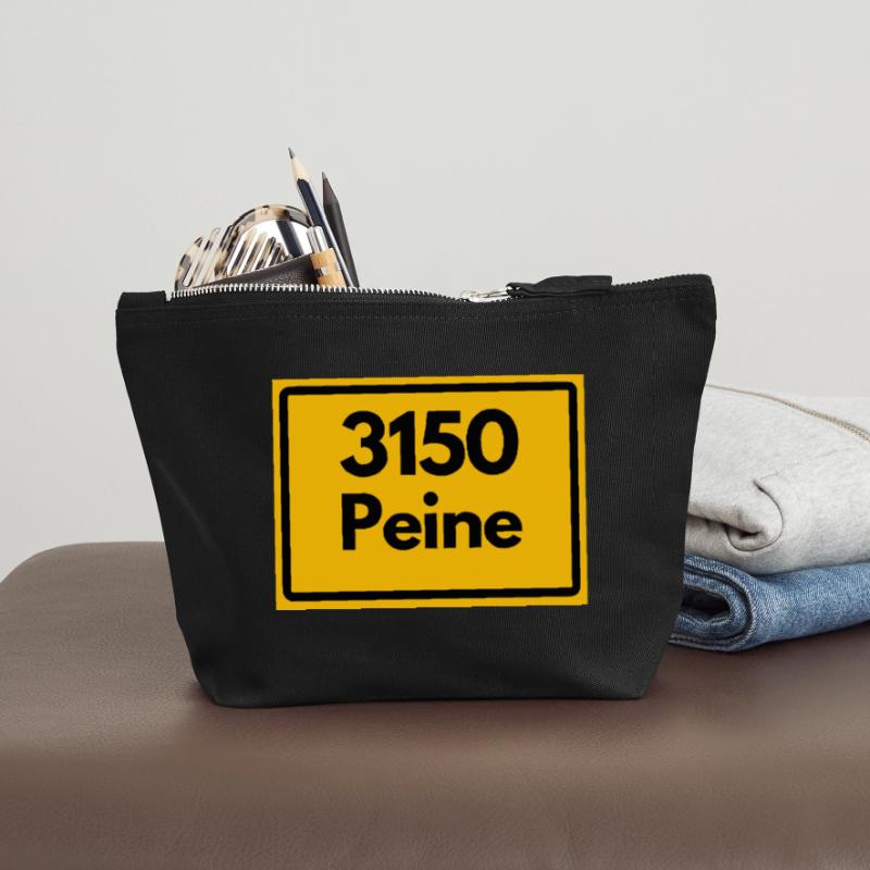 OLD POSTCODE ZIP CODE RETRO 3150 PEINE EULENSTADT Canvas Zip Pouch 12 x 13 cm