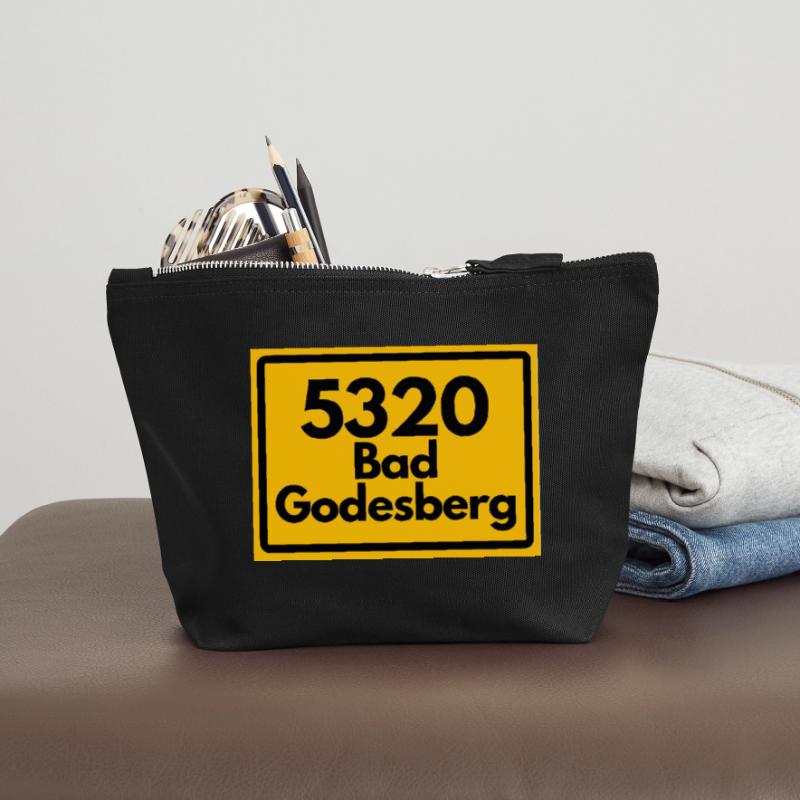 OLD POSTCODE POSTCODE RETRO 5320 Bad Godesberg NRW Canvas Zip Pouch 12 x 13 cm