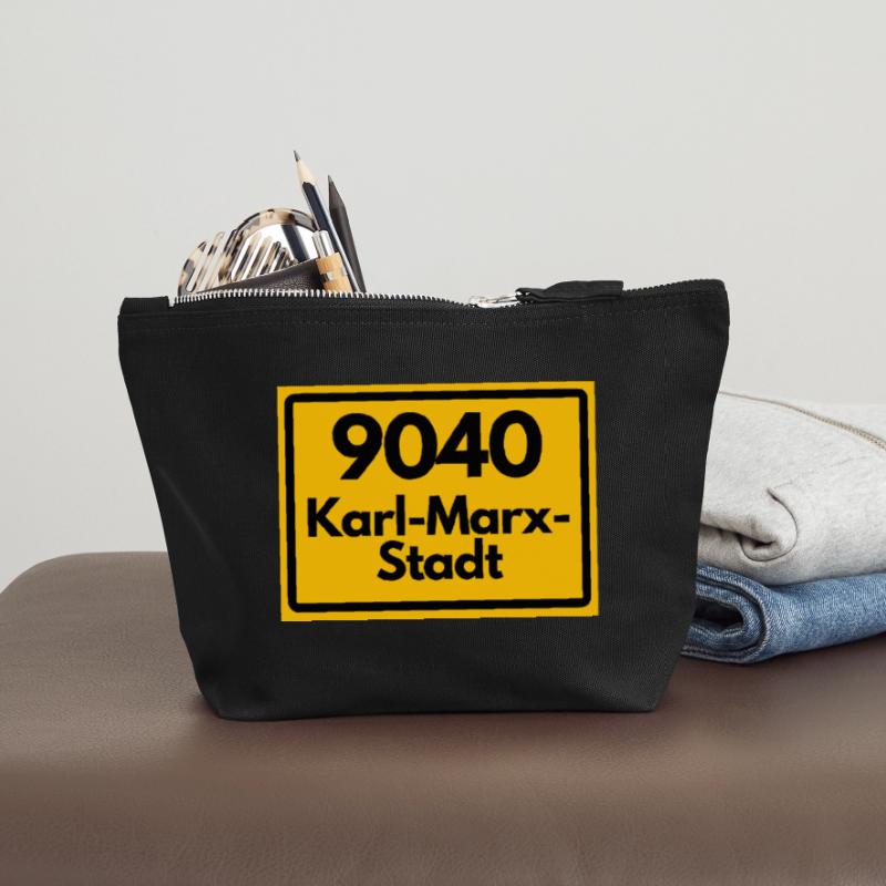 9040 POSTCODE SAXONY KARL MARX CITY OLD POSTCODE Canvas Zip Pouch 12 x 13 cm