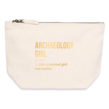 Archaeology - Canvas Zip Pouch 12 x 13 cm - nature - Front