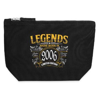 Birthday 2006 Vintage Legends Premium - Canvas Zip Pouch 12 x 13 cm - black - Front