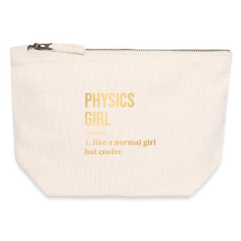 Physics - Canvas Zip Pouch 12 x 13 cm - nature - Front