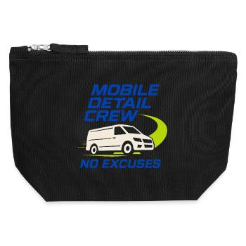 Auto Detailer Buffer Pro Paint - Canvas Zip Pouch 12 x 13 cm - black - Front