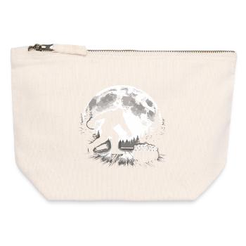 Bigfoot Bowling - Canvas Zip Pouch 12 x 13 cm - nature - Front