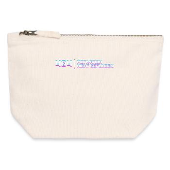 Developer Statement Coden Scripting Debug - Canvas Zip Pouch 12 x 13 cm - nature - Front
