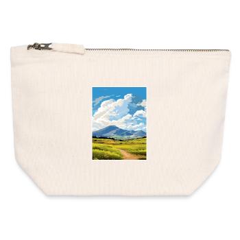 Mourne Mountains Aonb Travel Poster Souvenir WPA - Canvas Zip Pouch 12 x 13 cm - nature - Front