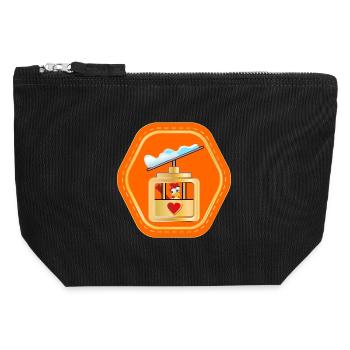 REMONTÉES MÉCANIQUES SKI - WINTER HÜHNER - Pochette zippée en toile 12 x 13 cm - noir - Devant