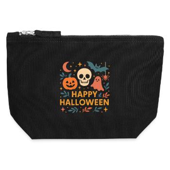 Classic Halloween - Canvas Zip Pouch 12 x 13 cm - black - Front
