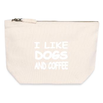 canine - Canvas Zip Pouch 12 x 13 cm - nature - Front