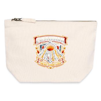 Concierge – La clé de nombreuses vies (Lusti - Pochette zippée en toile 12 x 13 cm - blanc naturel - Devant