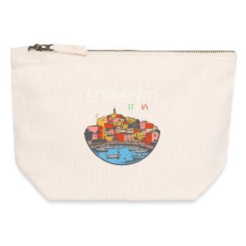 Sorrento - Canvas Zip Pouch 12 x 13 cm - nature - Front