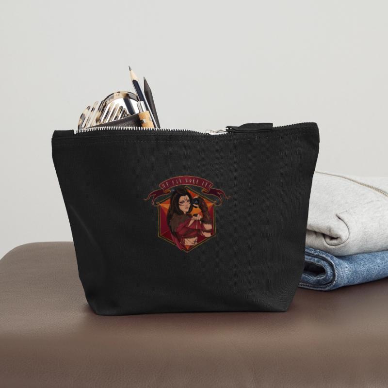 We can roll it ! - Druide Pochette zippée en toile 12 x 13 cm