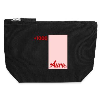 Review Aura Points - Canvas Zip Pouch 12 x 13 cm - black - Front